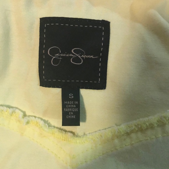 Bright yellow denim jacket - Picture 4 of 5